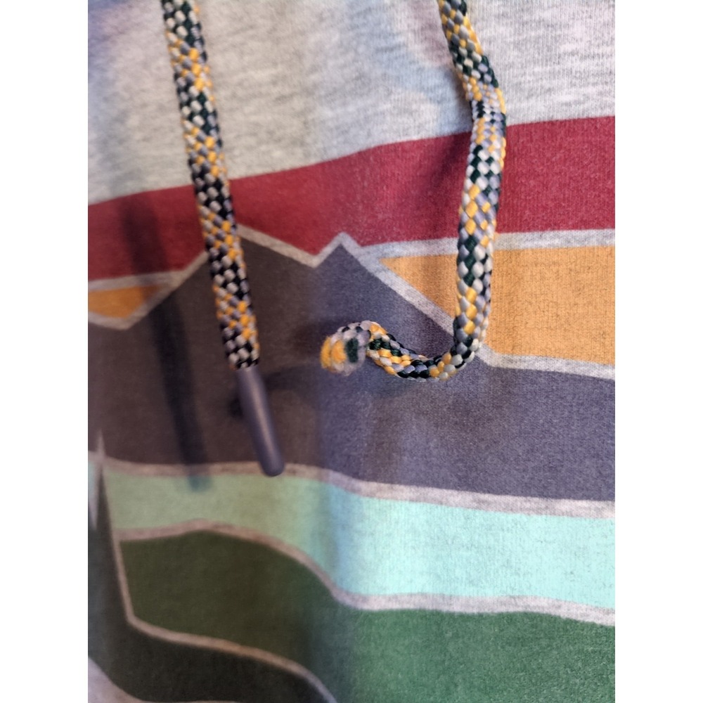 LL Bean Hoodie Womens S Reg Gray Sweatshirt Mountain Cozy Camp Sweater Thumbhole - Picture 6 of 12